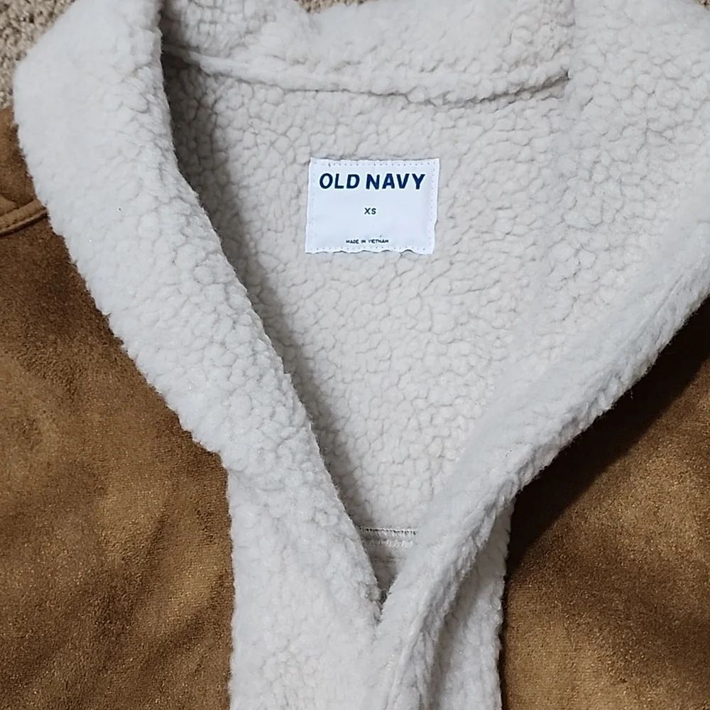 Faux Suede SHERPA LINED WOMEN'S VEST - Picture 10 of 11